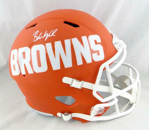 Baker Mayfield Autographed Cleveland Browns F/S AMP Speed Helmet- Beckett W Auth