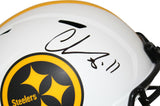 Chase Claypool Autographed Pittsburgh Steelers F/S Lunar Helmet BAS 33333