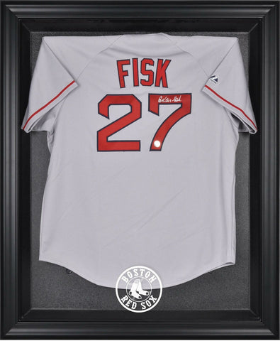 Boston Red Sox Black Framed Logo Jersey Display Case - - Fanatics