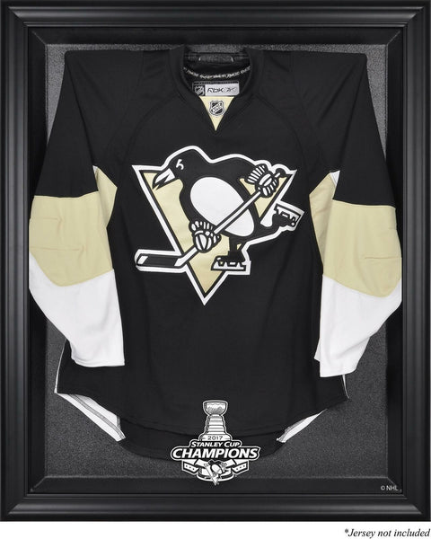 Pittsburgh Penguins '17 Stanley Cup Champs Black Framed Jersey Display Case