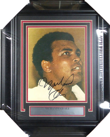 Muhammad Ali Authentic Autographed Signed Framed 8x10 Photo PSA/DNA COA I88169
