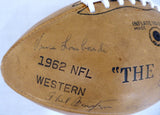 1962 Packers Autographed Football 42 Sigs Lombardi & Bart Starr Beckett AA01319