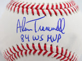 Alan Trammell Autographed Rawlings OML Baseball w/84 WS MVP- Beckett W Hologram