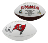 Rob Gronkowski Signed Tampa Bay Buccaneers Embroidered White NFL Football