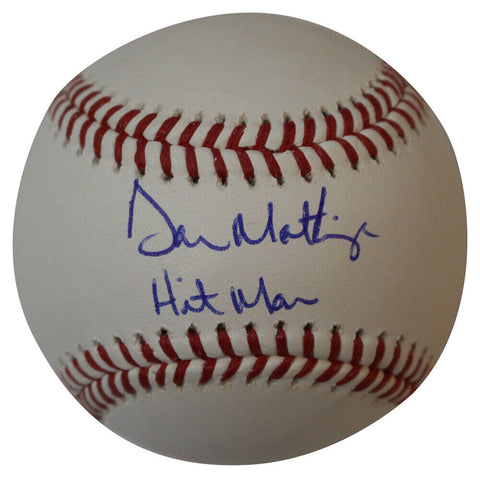 Don Mattingly Autographed New York Yankees OML Baseball Beckett 36546