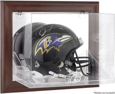 Ravens Brown Framed Wall-Mountable Logo Helmet Case - Fanatics