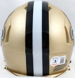 Darren Sproles Autographed New Orleans Saints Speed Mini Helmet- Beckett W Holo