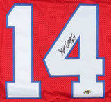 Steve Grogan Signed New England Patriots Jersey (MAB Hologram) Pats QB 1975-1990