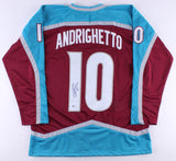 Sven Andrighetto Signed Avalanche Jersey (Beckett) NHL Career 2010-Present