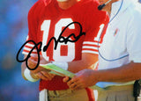 Joe Montana Signed San Francisco 49ers 8x10 Photo W/ Walsh- Beckett Witness *Blk