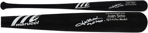 Juan Soto Signed Marucci Black Name Engraved Baseball Bat - (Beckett COA)