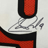 Framed Autographed/Signed Carson Palmer 33x42 Cincinnati Orange Jersey JSA COA