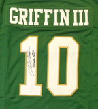 Robert Griffin III Signed Green College Style Jersey w/ Heisman 2011-JSA W Auth