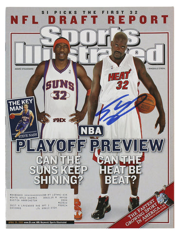 Heat Shaquille O'Neal Signed 2005 Sports Illustrated Magazine BAS Wit #WX21555