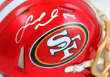 Fred Warner Autographed San Francisco 49ers Flash Mini Helmet-Beckett W Hologram