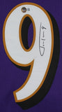 Justin Tucker Authentic Signed Purple Pro Style Jersey Autographed BAS Witnessed