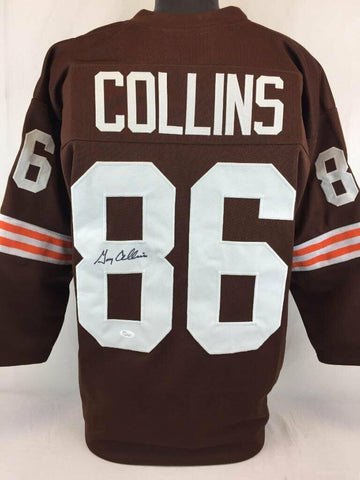 Gary Collins Signed Cleveland Browns Jersey (JSA COA) 1964 NFL Champion Receiver