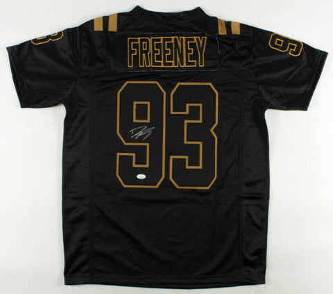 Dwight Freeney Signed AFC Pro Bowl Black Jersey (JSA COA) Indianapolis Colts D.E