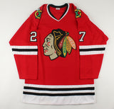 Jeremy Roenick Signed Chicago Blackhawks Red Jersey (JSA COA) 513 NHL Goals