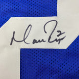 Framed Autographed/Signed Matt Ryan 33x42 Indianapolis Blue Jersey BAS COA