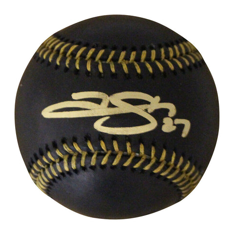 Trevor Story Autographed Boston Red Sox OML Black Baseball Beckett 30791