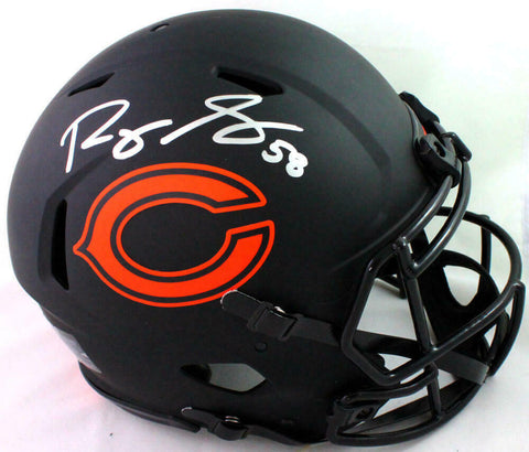 Roquan Smith Signed Chi Bears Authentic Eclipse Speed F/S Helmet- Beckett W*Sil