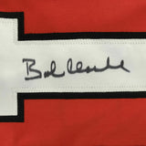 Autographed/Signed BOBBY BOB CLARKE Philadelphia Orange Hockey Jersey JSA COA