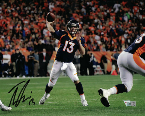 Trevor Siemian Autographed/Signed Denver Broncos 8x10 Photo FAN 34032
