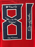 Jonnu Smith Signed Tennessee Titans Custom Jersey w/Inscriptions (Beckett COA)