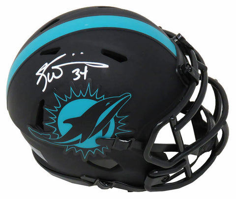 Ricky Williams Signed Miami Dolphins Eclipse Riddell Speed Mini Helmet- SCHWARTZ
