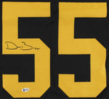 Devin Bush Signed Pittsburgh Steelers Jersey (Beckett COA) Linebacker