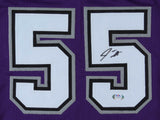 Jason Williams Signed Sacramento Kings Custom White Chocolate Jersey (PSA COA)