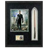 Matthew Lewis Autographed Harry Potter Neville 8x10 Wand Framed Display