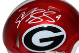Champ Bailey Autographed Georgia Bulldogs Flash Mini Helmet Beckett 35562
