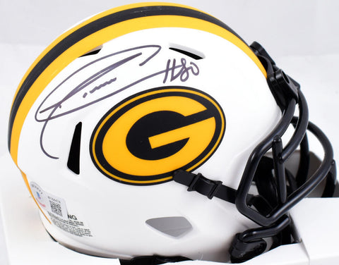 Donald Driver Signed Green Bay Packers Lunar Speed Mini Helmet-Beckett W Holo