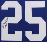 Marlon Mack Signed Indianapolis Colts 31x35 Custom Framed Jersey (JSA COA)