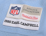 Earl Campbell Houston Oilers Signed Mitchell & Ness Blue Jersey & Insc