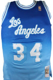 Shaquille O' Neal Signed Lakers Blue Mitchell&Ness HWC Swingman Jersey-BAW Holo