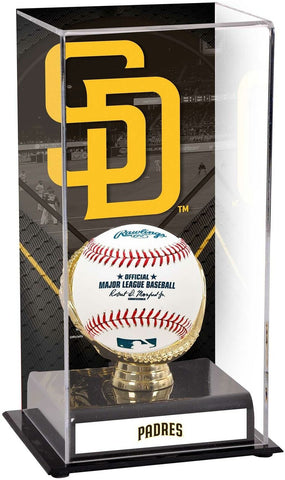 San Diego Padres Sublimated Display Case with Image