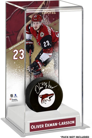 Oliver Ekman-Larsson Arizona Coyotes Deluxe Tall Hockey Puck Case
