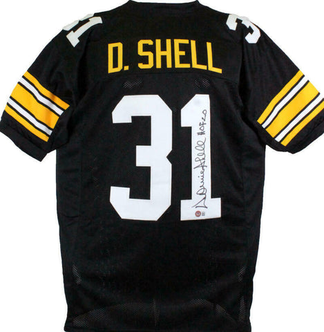 Donnie Shell Autographed Black Pro Style Jersey w/HOF-Beckett W Hologram