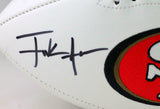 Frank Gore Autographed San Francisco 49ers Logo Football - JSA W Auth *Black