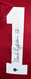 Mark Rypien Autographed Red College Style Jersey -Beckett W Hologram *Black