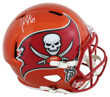 Bucs John Lynch Authentic Signed Flash Full Size Speed Rep Helmet BAS Witnessed