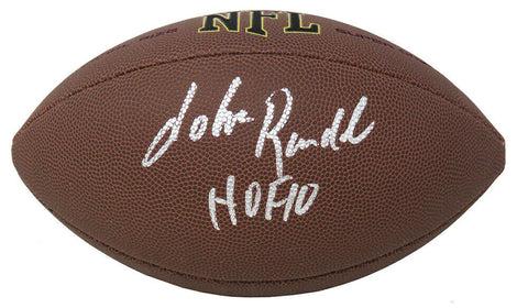 John Randle Signed Wilson Super Grip Full Size NFL Football w/HOF'10 - (SS COA)