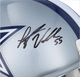 Leighton Vander Esch Dallas Cowboys Signed Riddell Authentic Pro Helmet