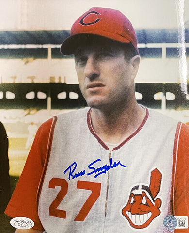 Russ Snyder Cleveland Indians Signed 8x10 Baseball Photo BAS