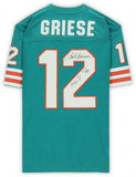 Bob Griese Miami Dolphins Signed Blue M&N Replica Jersey & "HOF 90" Insc