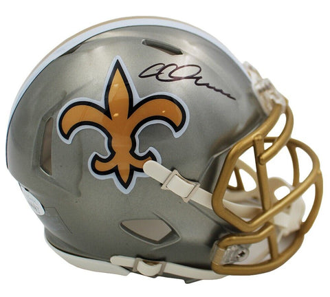 Chris Olave Signed New Orleans Saints Speed Flash NFL Mini Helmet