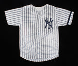 David Justice Signed New York Yankees Jersey (PSA COA) 2xWorld Series Champ D.H.
